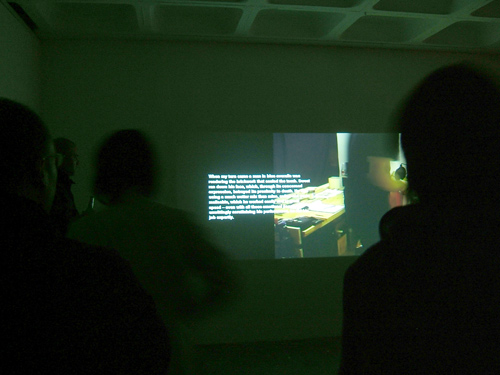 image of Juan Cruz video projection